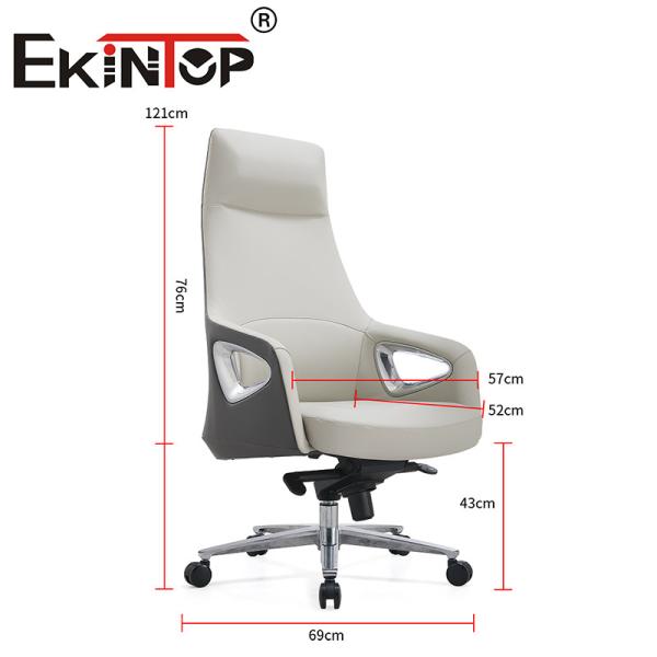 Commercial Furniture High Back Office Chair With Modern Design Leather Club Chairs