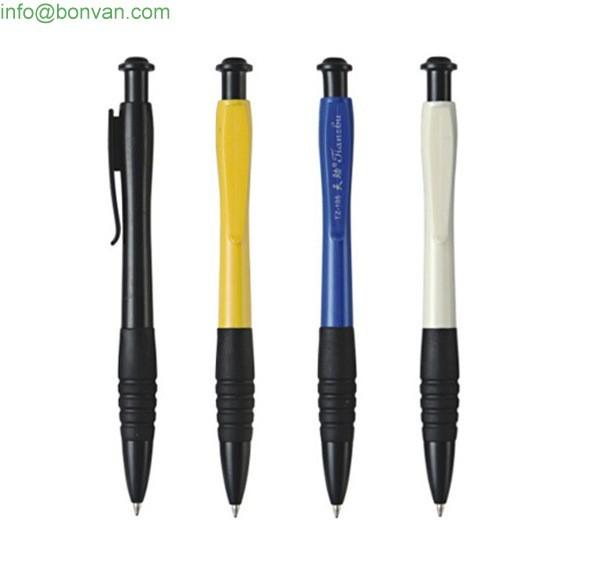 click promotion pen, clikc plastioc ballpoint pen, regular promotional office ball pen