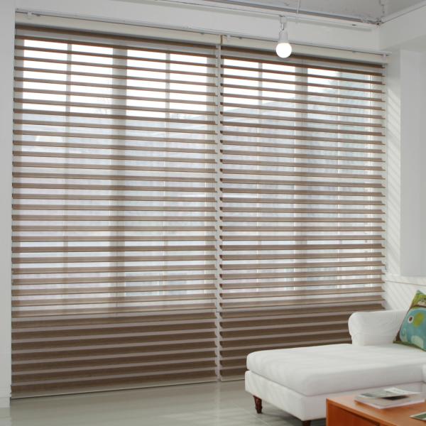 Blackout Fabric White Kitchen Roller Blind Waterproof Horizontal Pattern