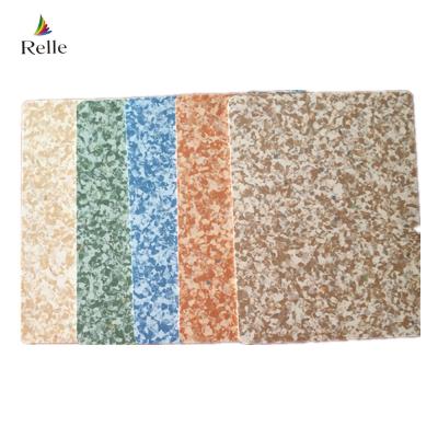 Planchers en vinyle de texture claire de 3 mm Carreaux homogènes en PVC pour installations médicales
