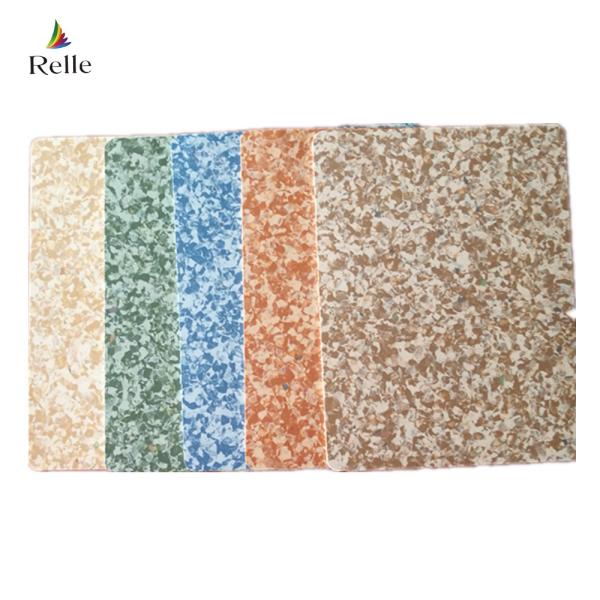 Planchers en vinyle de texture claire de 3 mm Carreaux homogènes en PVC pour installations médicales