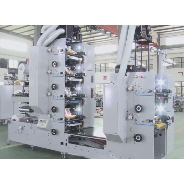 Small Format Automatic Flexographic UV Ink Label Printing Machine