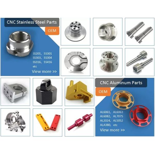 Ra0.2 - Ra3.2 CNC Aluminum Milling Parts 5 Axis Stainless Steel Stamping Parts