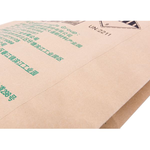 Brown Kraft Paper BOPP Laminated Bags For Packing Pulverous / Granular Material