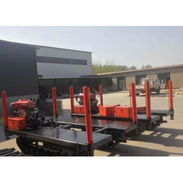 Easy Installation Compact Rubber Track Undercarriage With Low Ground Pressure