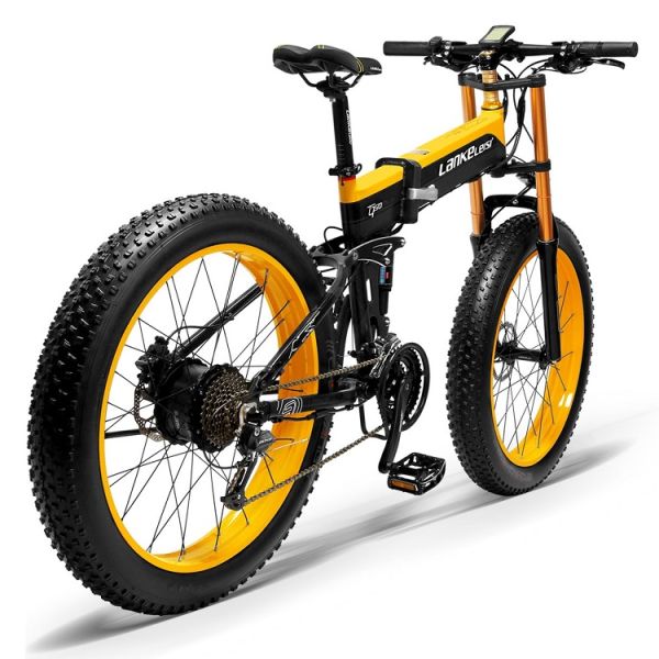 Folding 1000W Fat Folding Electric Bike 26 Inch 13AH Panasonic Battery
