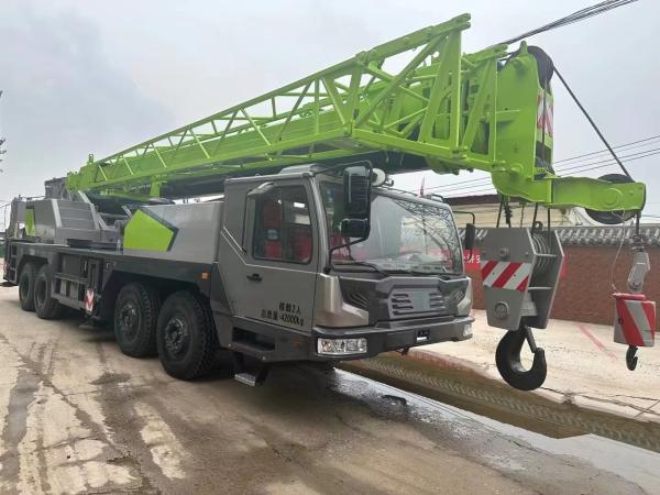 ZOOMLION ZTC500V Used Truck Crane 50 Ton With Luffing Jib 60m Height Industrial Pro
