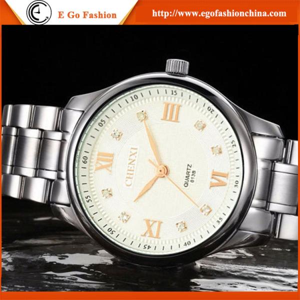 013B Rose Gold Silver Marks Black White Classic Watches Unisex Women Watch Stainless Watch