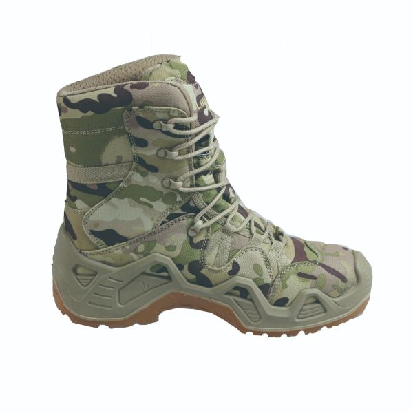Army Boots Combat Style And Nylon Fabric Gusset For Extreme Environments SJ OEM Breathable Outdoor Shoes