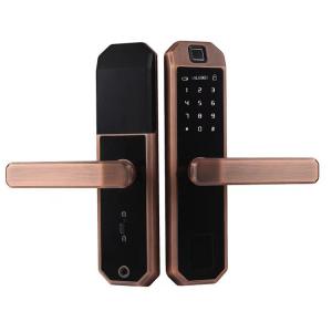 Anti Peep Fingerprint Smart Door Locks Intelligent Recognition Biometric Door