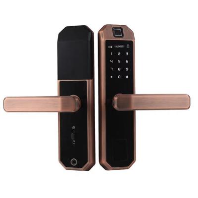 Anti Peep Fingerprint Smart Door Locks Intelligent Recognition Biometric Door Lock