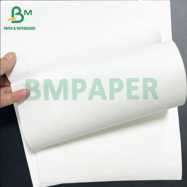 120 грамм гладкая пища для контакта белая крафтная бумага в листе для упаковки закусок