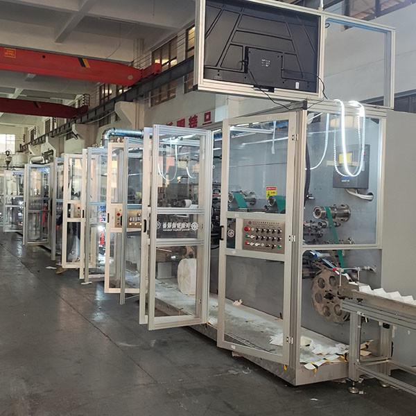 Small Scale Sanitary Napkin Making Machine 380V 50HZ Ladies Pad Manufacturing Machine