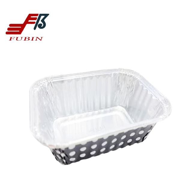 Biodegradable Colored Aluminum Foil Pans Cheesecake Microwave Oven