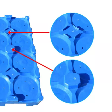 5 паллет хранения бутылки с водой паллета бутылки с водой галлона 18.9L пластиковый