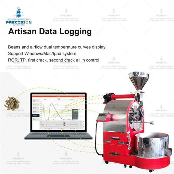 Автоматическая коммерческая кофейная обжарка 30 кг