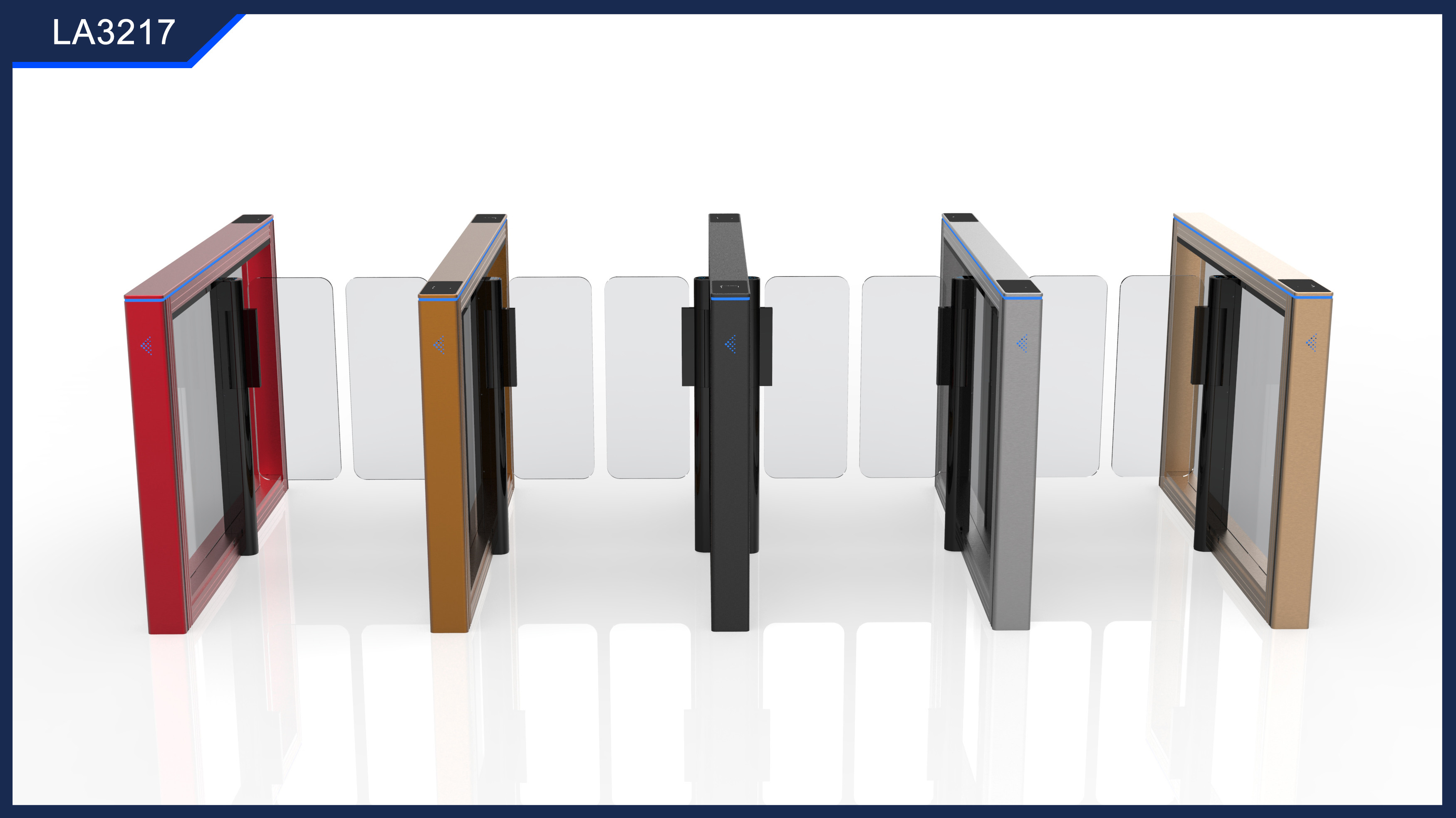 Свинговая барьерная дверь Свинцовая дверь Бесбросовый серво RFID Контроль скорости доступа Пешеходная барьерная дверь