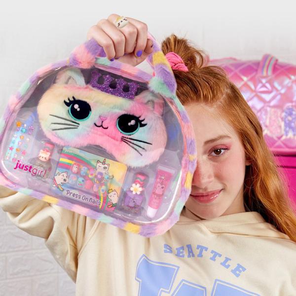 Birthday Party Beauty Set Girls Makeup Kit Non-toxic Children Real Cosmetic Pretend Play Toys