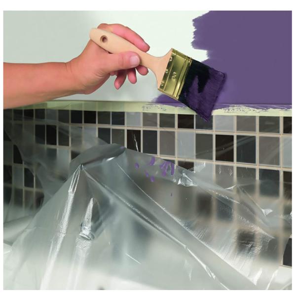 16m Length Stretch Film For High Temperature Outdoor Auto Paint Refinish Masking Paper