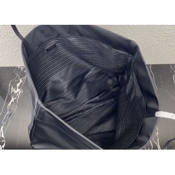 High Capicity Convenient Apricot Nylon Tote Shopping Bag Eco Friendly