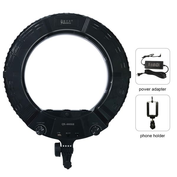 Изготовленный на заказ цвет свет кольца СИД 18 дюймов, свет кольца татуировки CRI 95 QS-480SIl