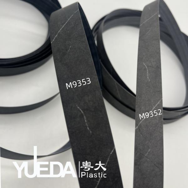 Marble Texture Skin Feeling Custom Edge Banding For High End Cabinets Bookcases