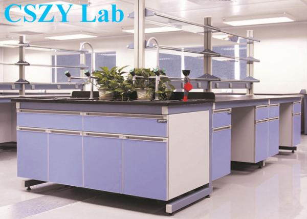Cheap Price Professional School Lab Furniture Island Bench With PP sink