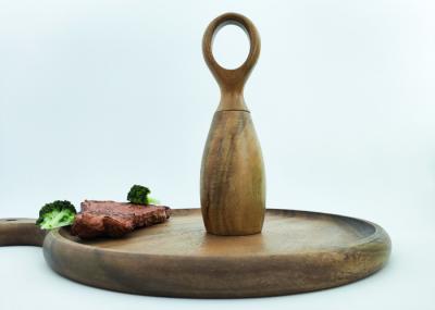 Wooden Manual Salt And Pepper Grinder Acacia Wood Elegant Design Salt Grinder And Pepper Grinder Mill