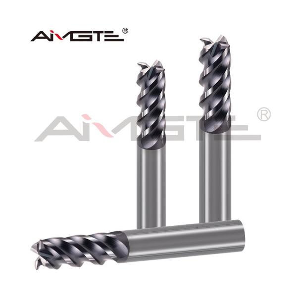 4 Flute Carbide U-Slot End Mill for Steel Stainless Inconel High Efficiency Roughing  Finishing