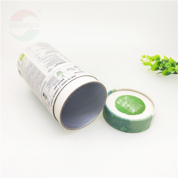 Эко- дружелюбная трубка цилиндра зеленого чая упаковывая с вкладышем алюминиевой фольги