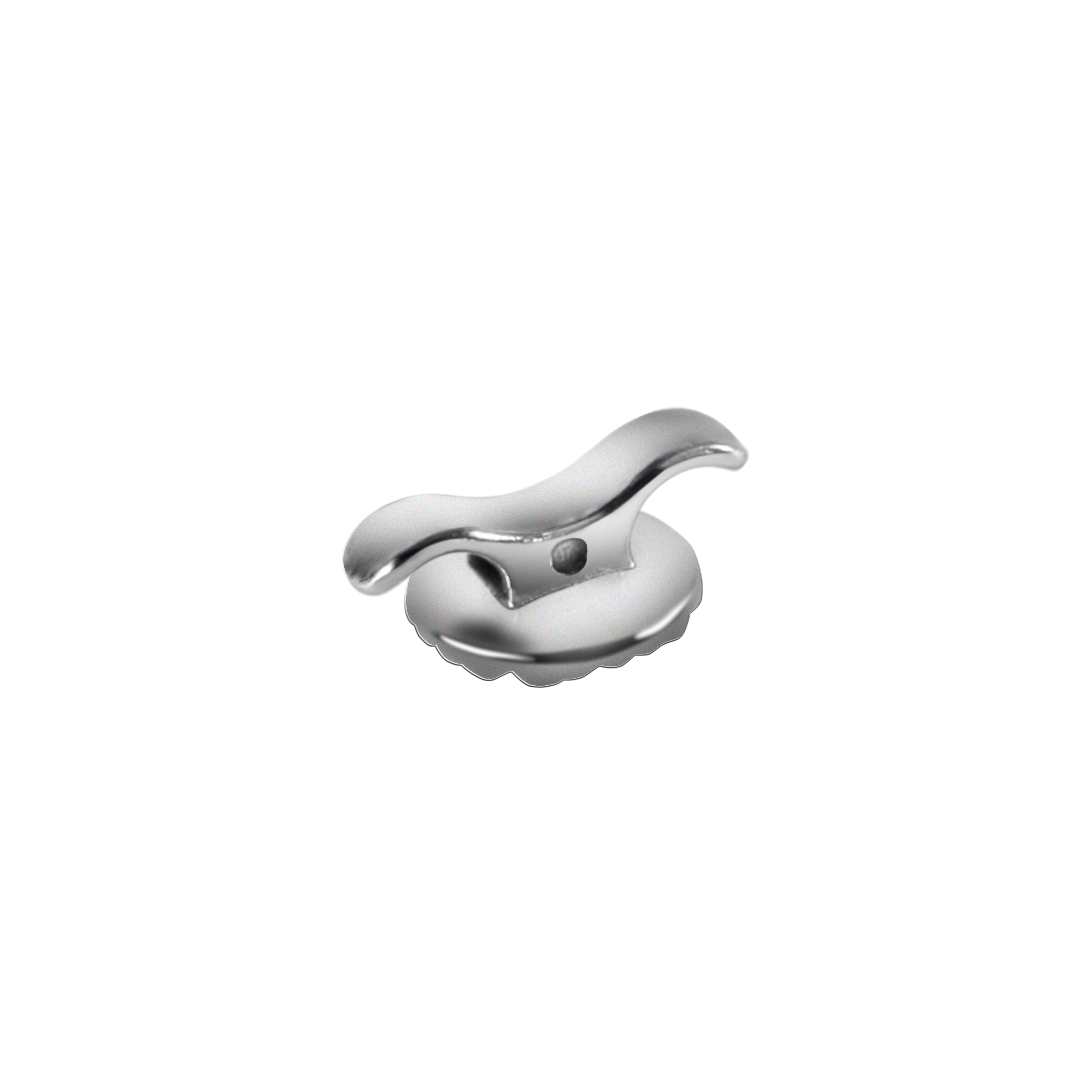Stainless Steel Lingual Button with Small Cleat 10 pcs/pk