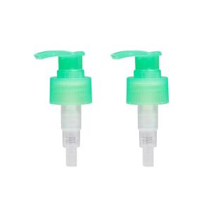 24mm 28mm Lotion Dispenser Pump Custom Color Ribbed Closure PP Plastic Lotion