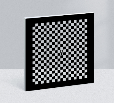Black And White Checkerboard Calibration Target / Camera Calibration Chessboard