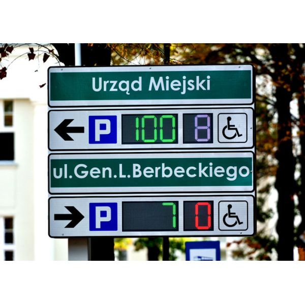 Проводник стоянки СИД цифров строки стоянки EN12966 960×960mm VMS одиночный