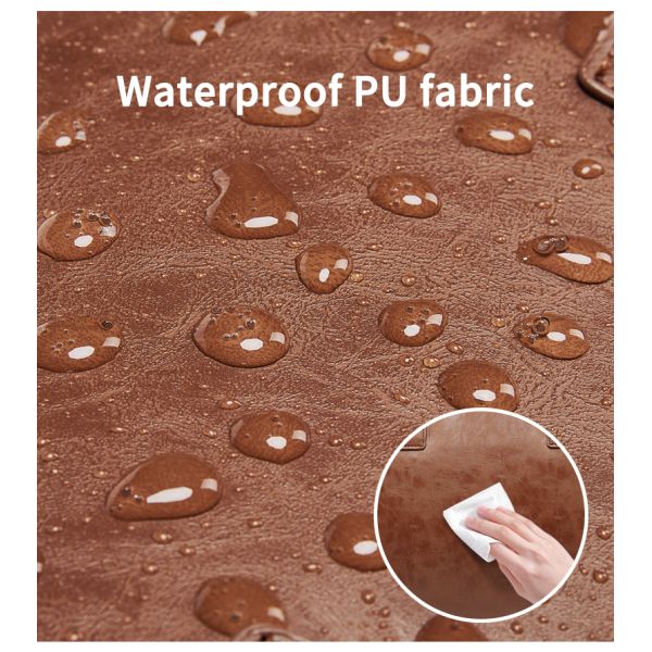 Наружная кожаная сумка для путешествий из ПУ коричневая с отдельным обувным отсеком