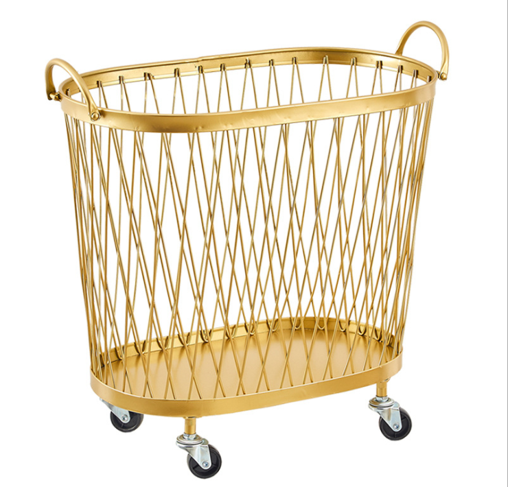 Nordic Rustproof H42.5CM Steel Laundry Basket