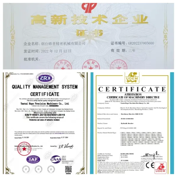 High Strength HP-02 Model Hydraulic Quick Change For Excavator Accessories