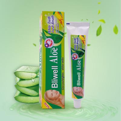 O aloés orgânico erval natural Vera Toothpaste 100g remove suavemente o mau hálito