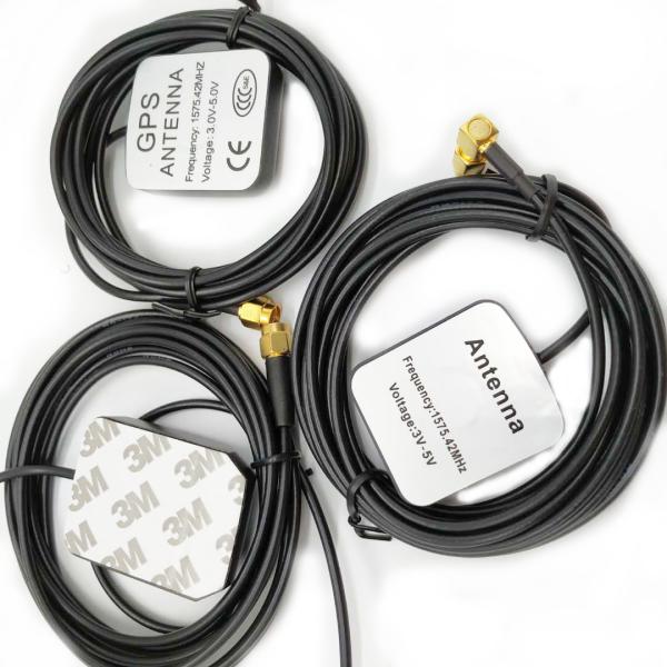 External Vehicle Gps Antenna Car Gps Aerial Sma Smb Mcx Connector 3.0DBI Gain