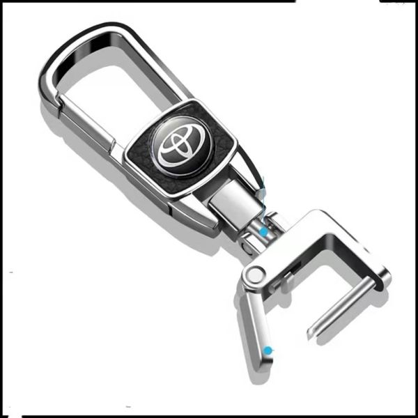 Eletro antioxidante galvanizado das mulheres de couro Fadeless do suporte da corrente chave do carro