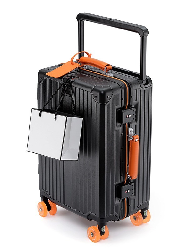 Full-Durable Unisex Large-Capacity Aluminum Travel Luggage Set TSA Lock Outdoor Trolley Case Suitcase for Travelers