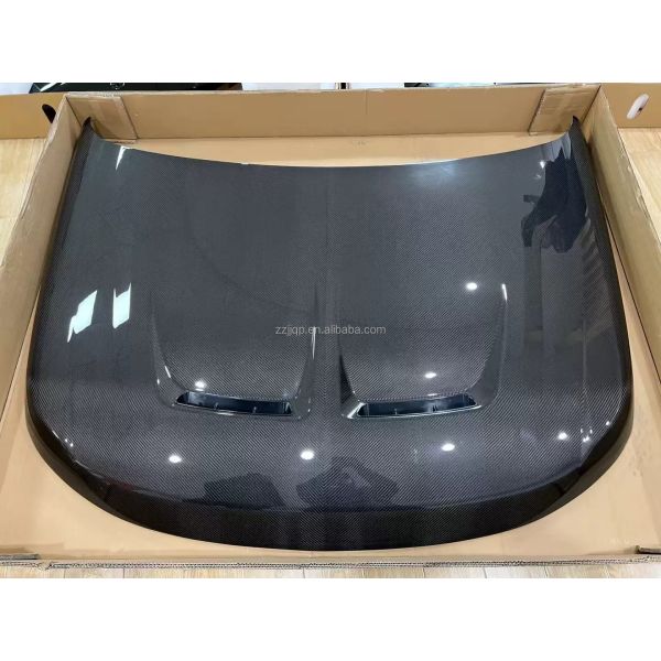 land rover Carbon Black Range Rover Sport SVR Cover Carbon Fiber Hole Hood Engine Cover