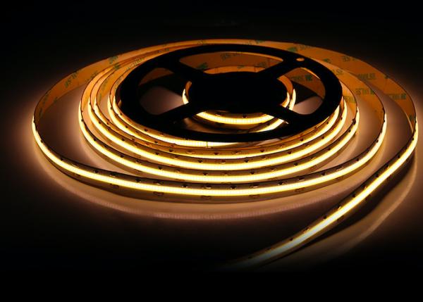 High Density And Brightness COB LED Strip Lights With 180 Degree Beam Angle