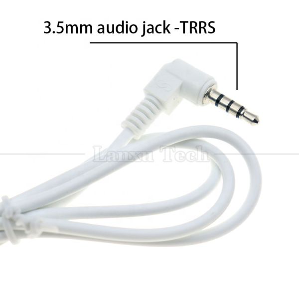 Jack de audio de 3,5 mm personalizado TRRS a JST MX 1.25 mm 4p cable de arnés de alambre