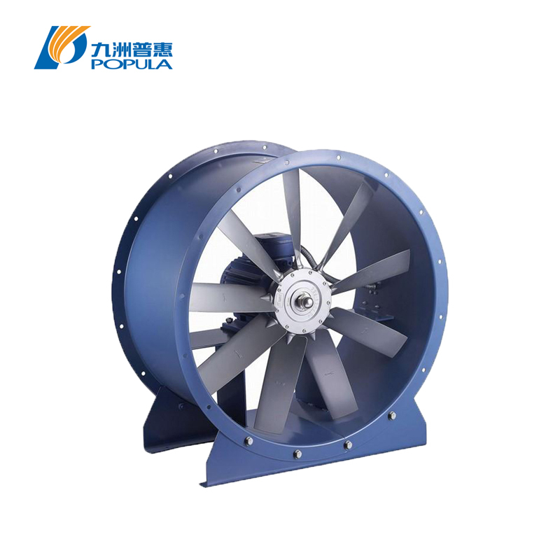 Adjustable Blade Angle Industrial Axial Fan Direct Drive High Pressure High Flow