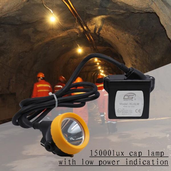 15000 Lux Underground Cap Lamps , Explosion Proof Led Miner Headlamp