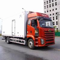 FAW 10 Ton Reefer Truck Cold Room Van Truck For Vegetable And Fruit
