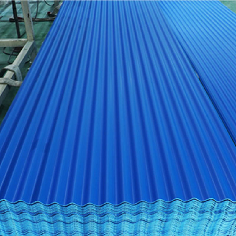 La teja de tejado impermeable del PVC Resinvilla sintético acanaló las tejas que cubrían esmaltadas