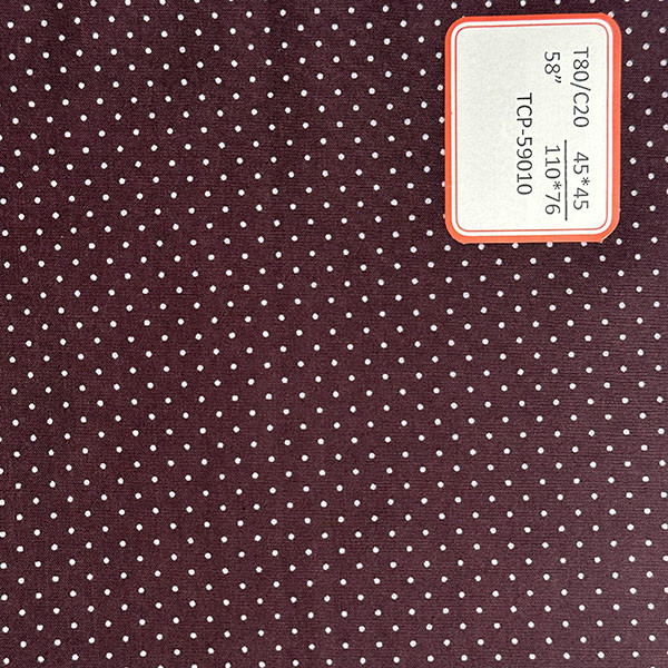 TC Poplin 45X45 110X76 Woven Polyester Cotton Blended Spring Skirt Fabric