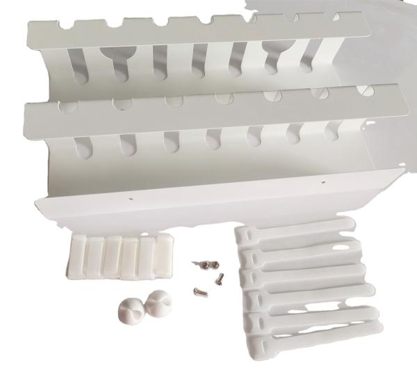 Storage Holders Racks Desk Cable Management Tray Under Table with Bending Process